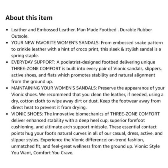 Vionic Citrine Demi Arctic Ice Size 7.5 Slippers Orthotic Support High Arch NWT - Picture 7 of 12